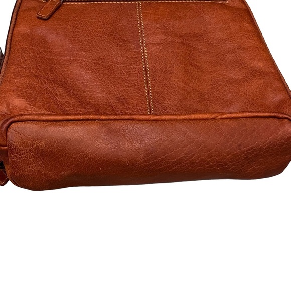 Jack Georges Small Brown Leather Voyager Backpack main image 7